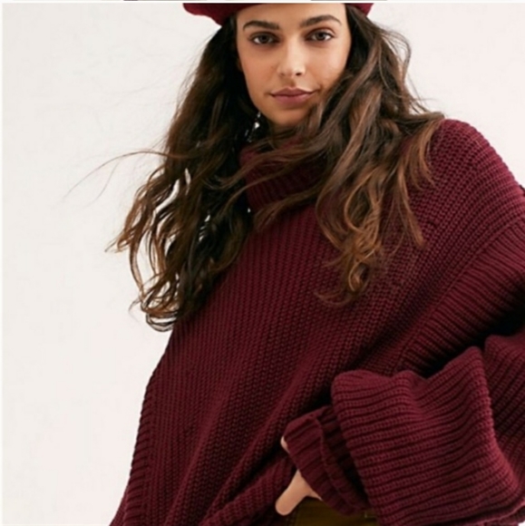 Free People Turtleneck Sweater Tunic Dress - Picture 3 of 4